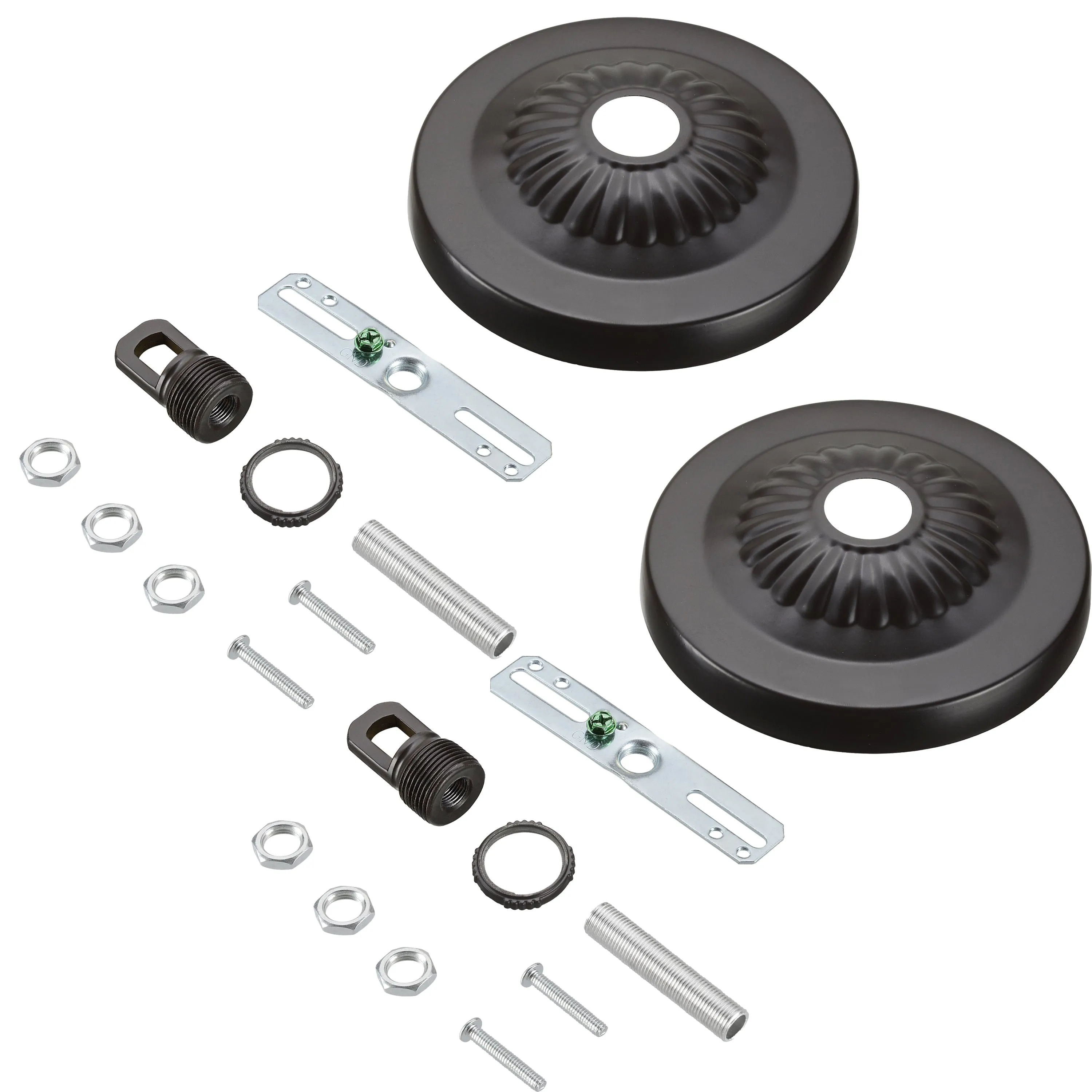 # 21516-1X Transitional Fixture Canopy Kit, 5-1/4 Diameter with Collar Loop, 1" Center Hole, Oil Rubbed Bronze, 1 Sets/Pack