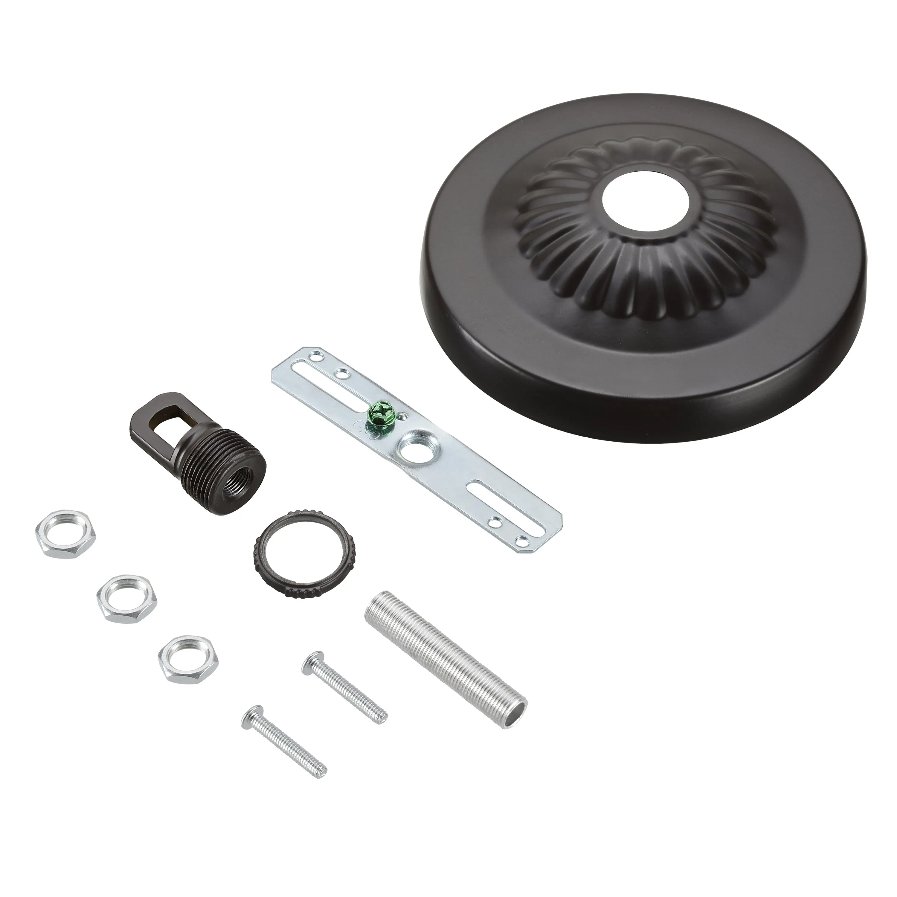 # 21516-1X Transitional Fixture Canopy Kit, 5-1/4 Diameter with Collar Loop, 1" Center Hole, Oil Rubbed Bronze, 1 Sets/Pack