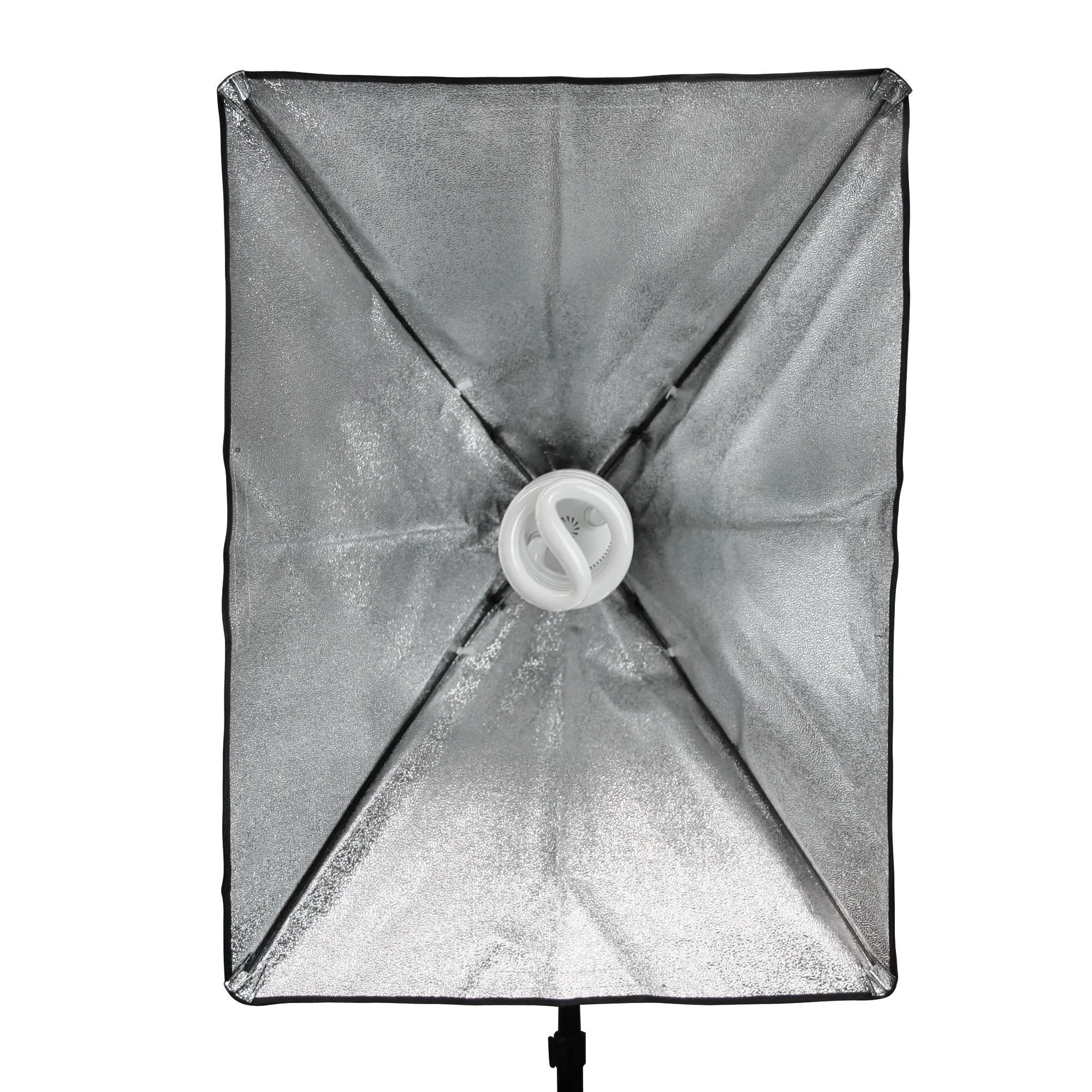 135W Single Rectangle Softbox Boom Arm Continuous Lighting Set