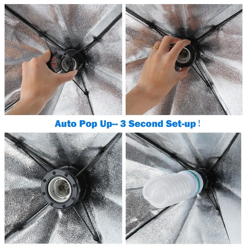 2Pcs Of 70X50Cm Photography Softbox Lighting Kit Without Bulb Drsp509