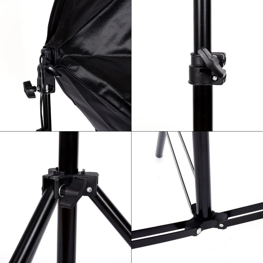 2Pcs Of 70X50Cm Photography Softbox Lighting Kit Without Bulb Drsp509