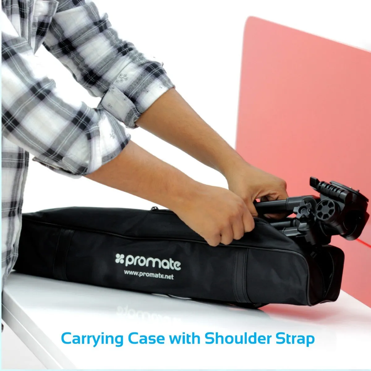 3 Sections Aluminium Alloy Tripod with Quick-Release Plate