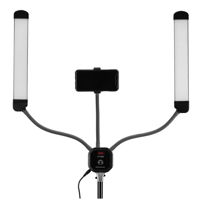 50W Double Arm Led Dimmable Photography Light