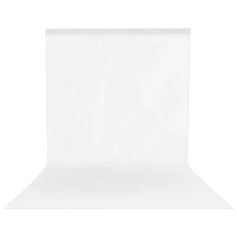 6MX3M Video Photography Backdrop WHITE