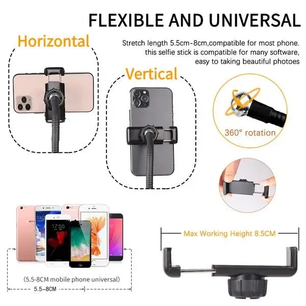 6" 4 in 1 Desktop Clip Light Set