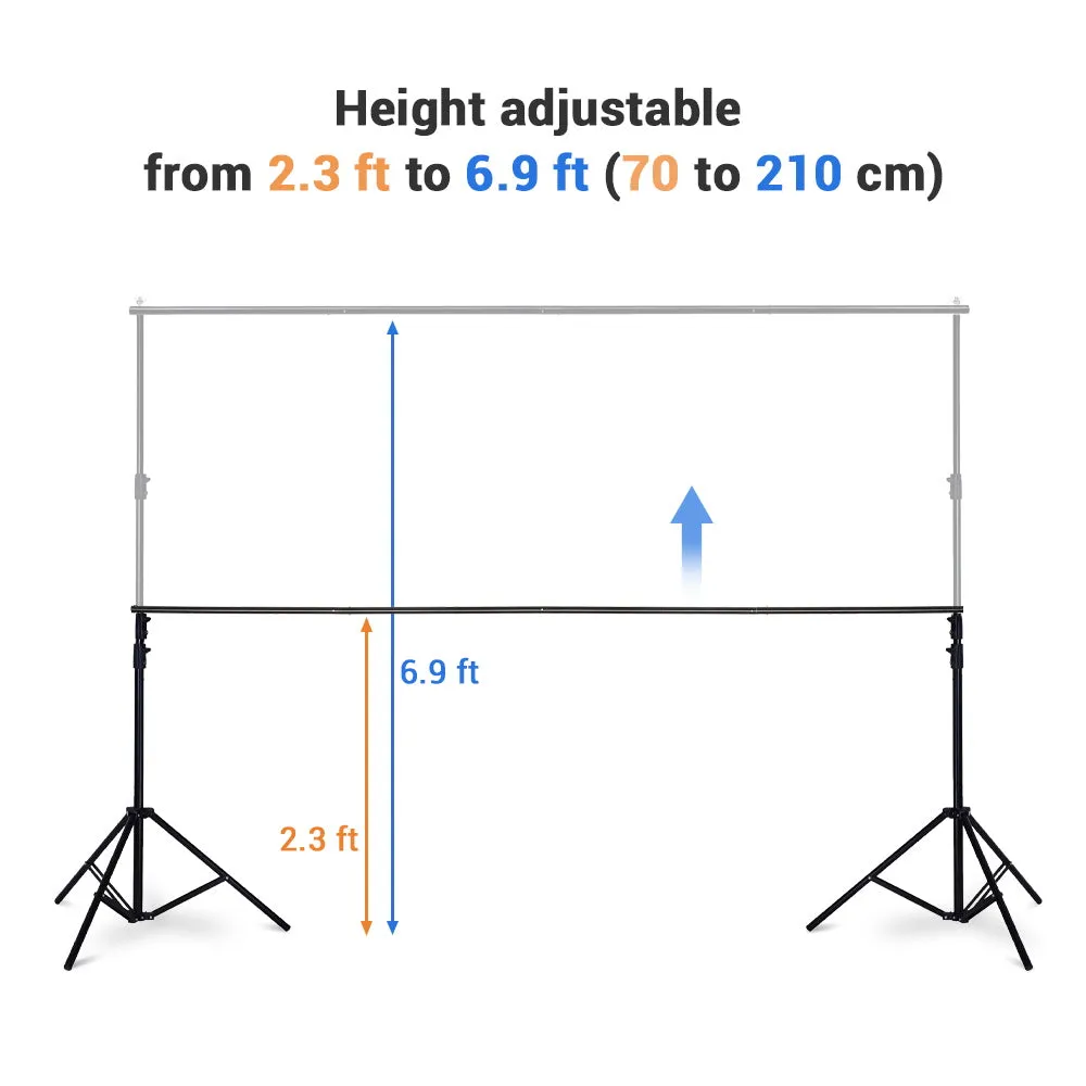 7x10 ft Backdrop Stand Party Decor Baby Shower Backdrop Support