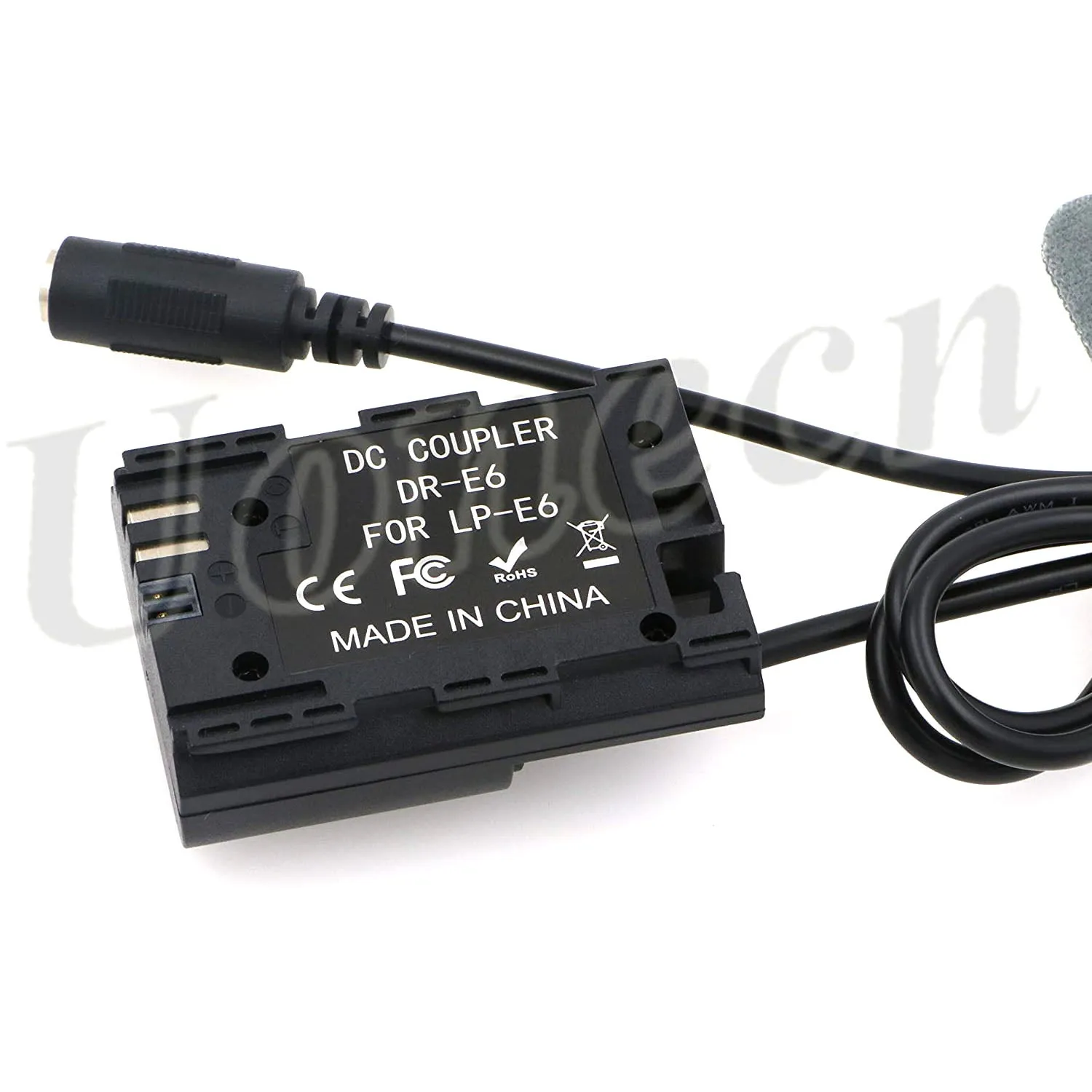 ACK-E6 AC Power Adapter Fully-Decoded Replacement Kit for Canon EOS 5DS, 5DS R, 5D Mark II, 5D Mark III, 5D Mark IV, 60D, 60Da, 6D, 70D, 7D, 7D Mark II, 80D,EOS R DSLR Digital Cameras