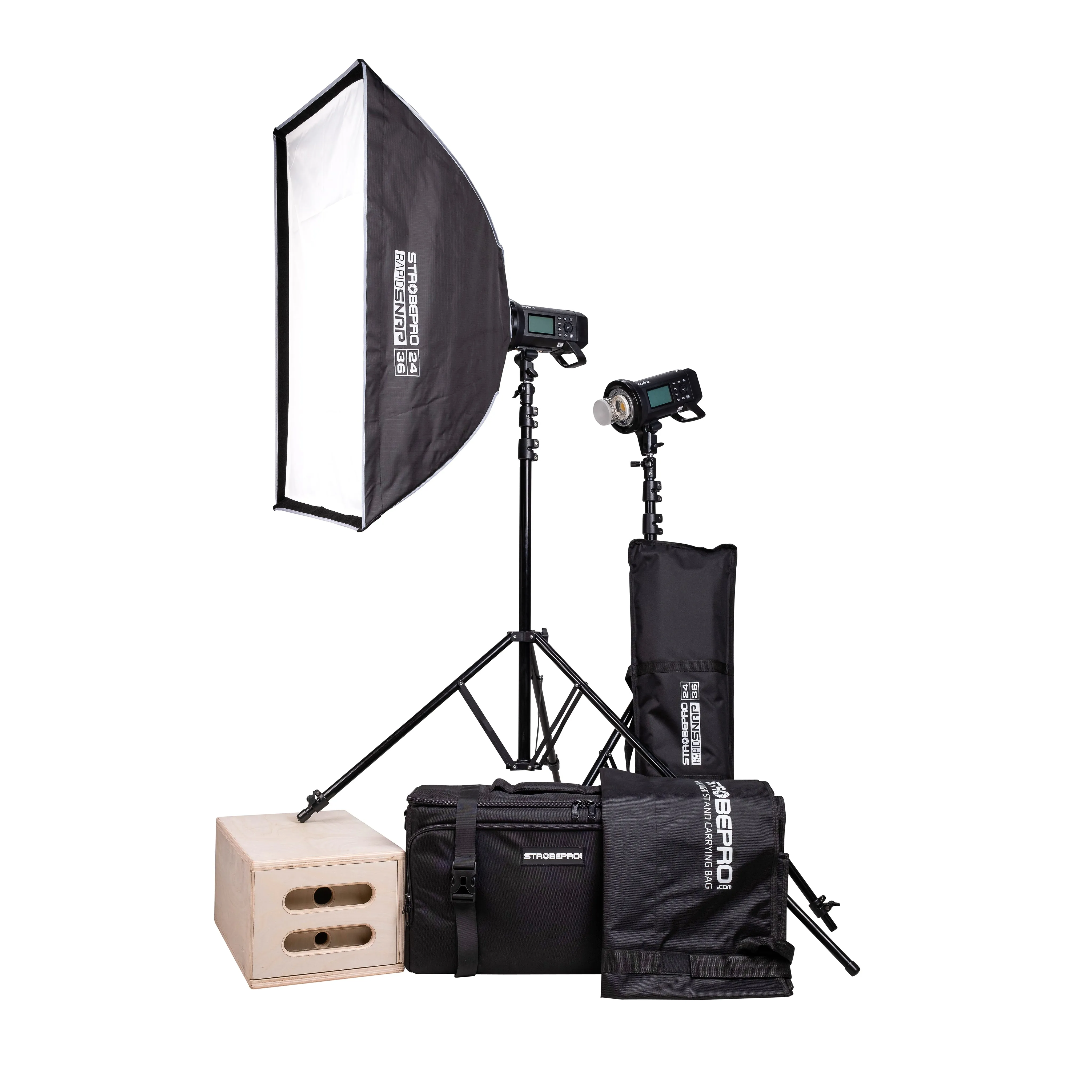 AD400 Pro Battery Powered Location Kit - Two Lights