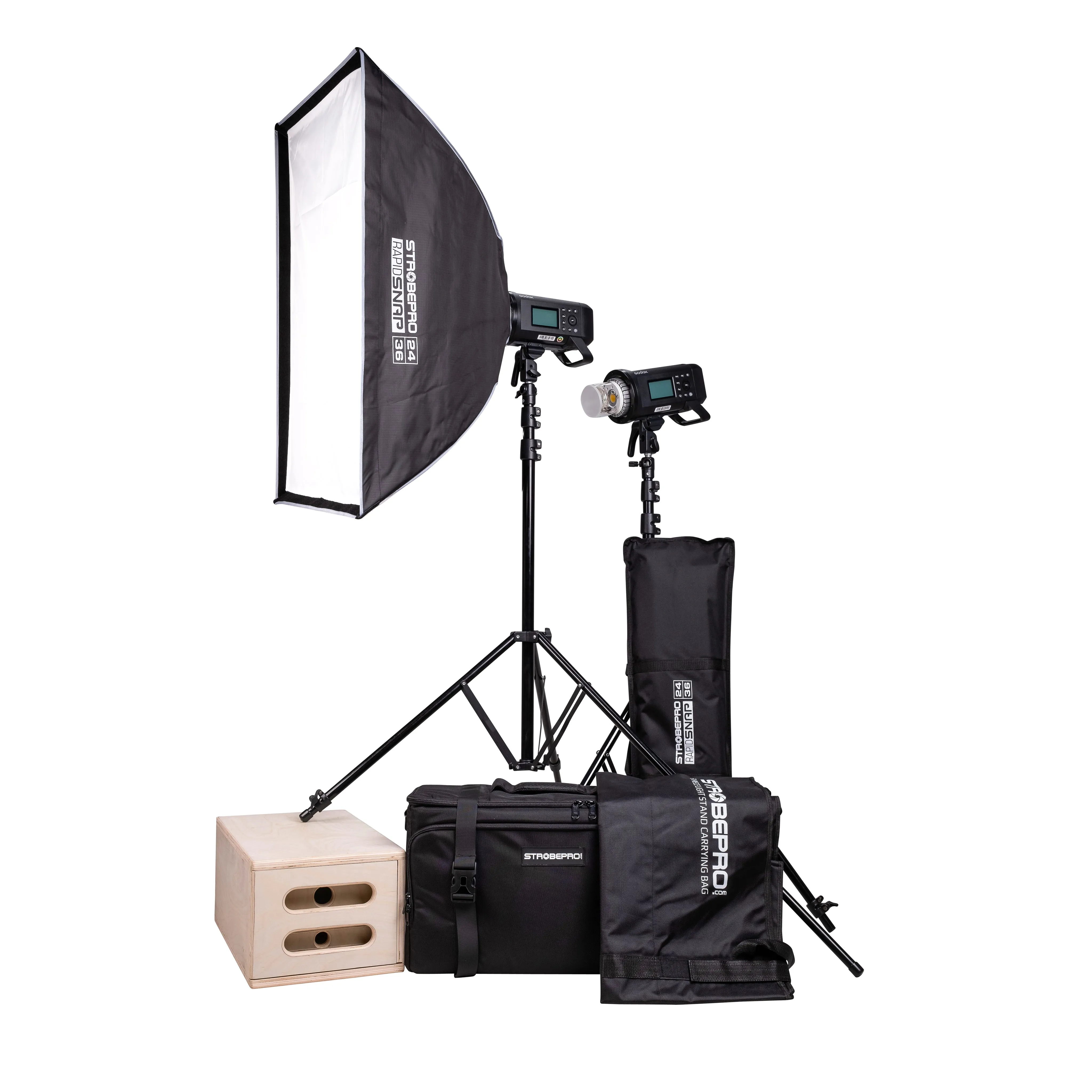 AD600 Pro Battery Powered Location Kit - Two Lights