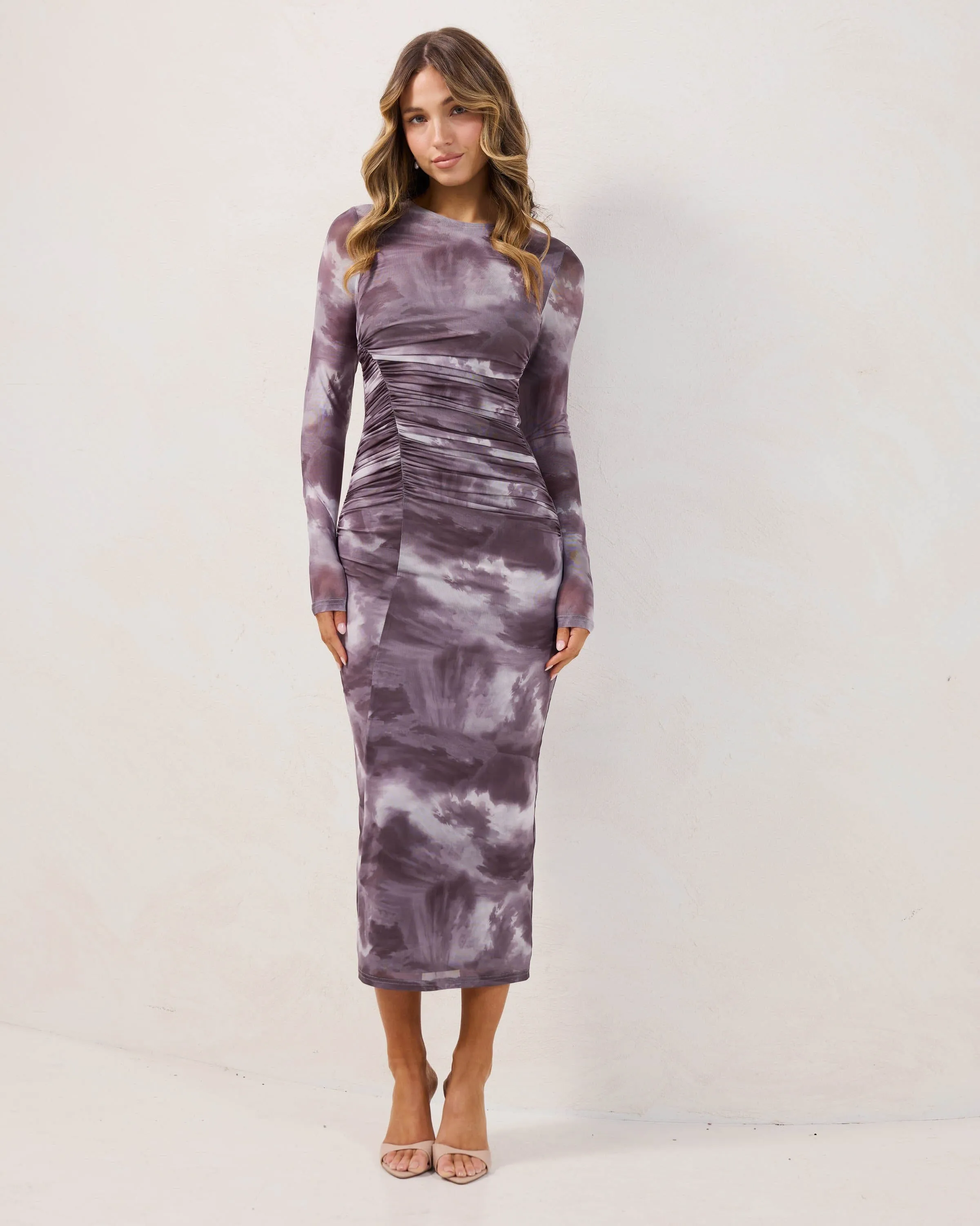 Addie Dress-Black Print