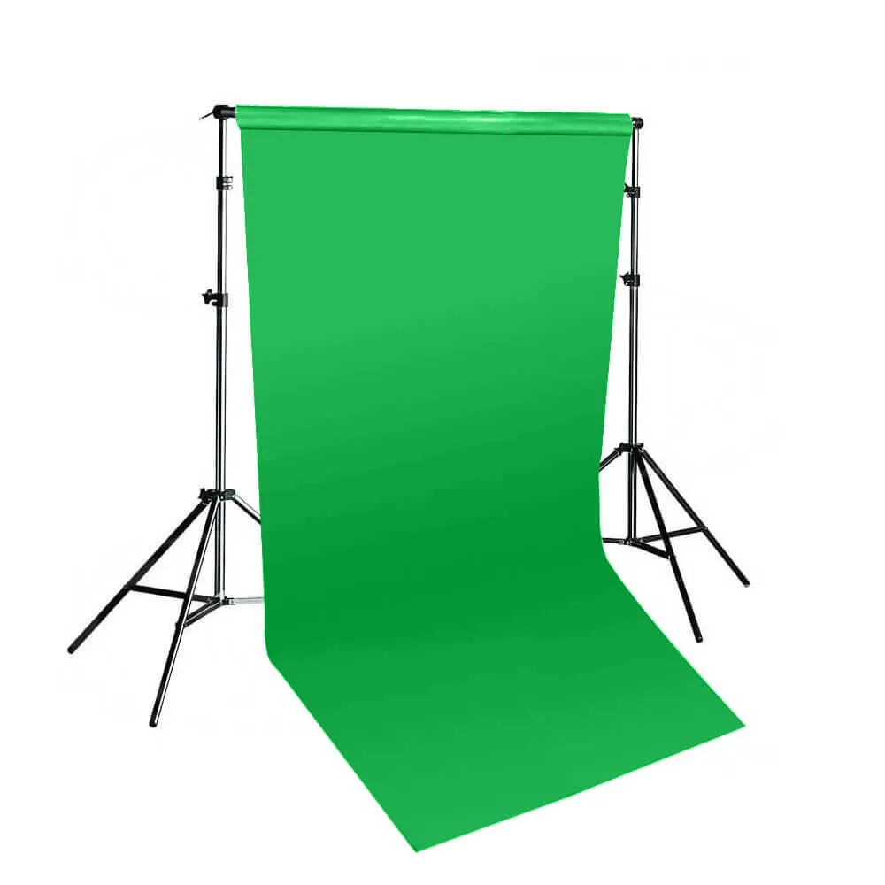 Adjustable Telescopic Stand & 1.35x10m Multicolour Paper Backdrop Kit