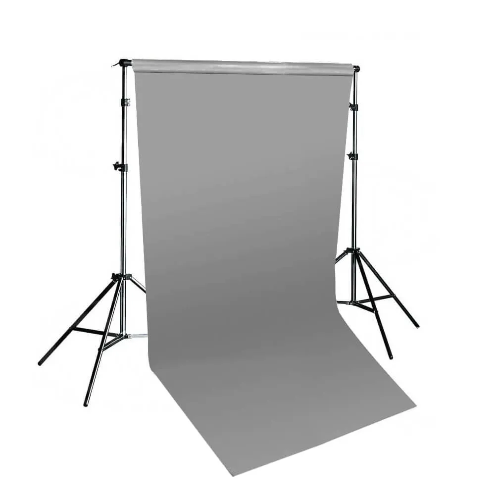 Adjustable Telescopic Stand & 1.35x10m Multicolour Paper Backdrop Kit
