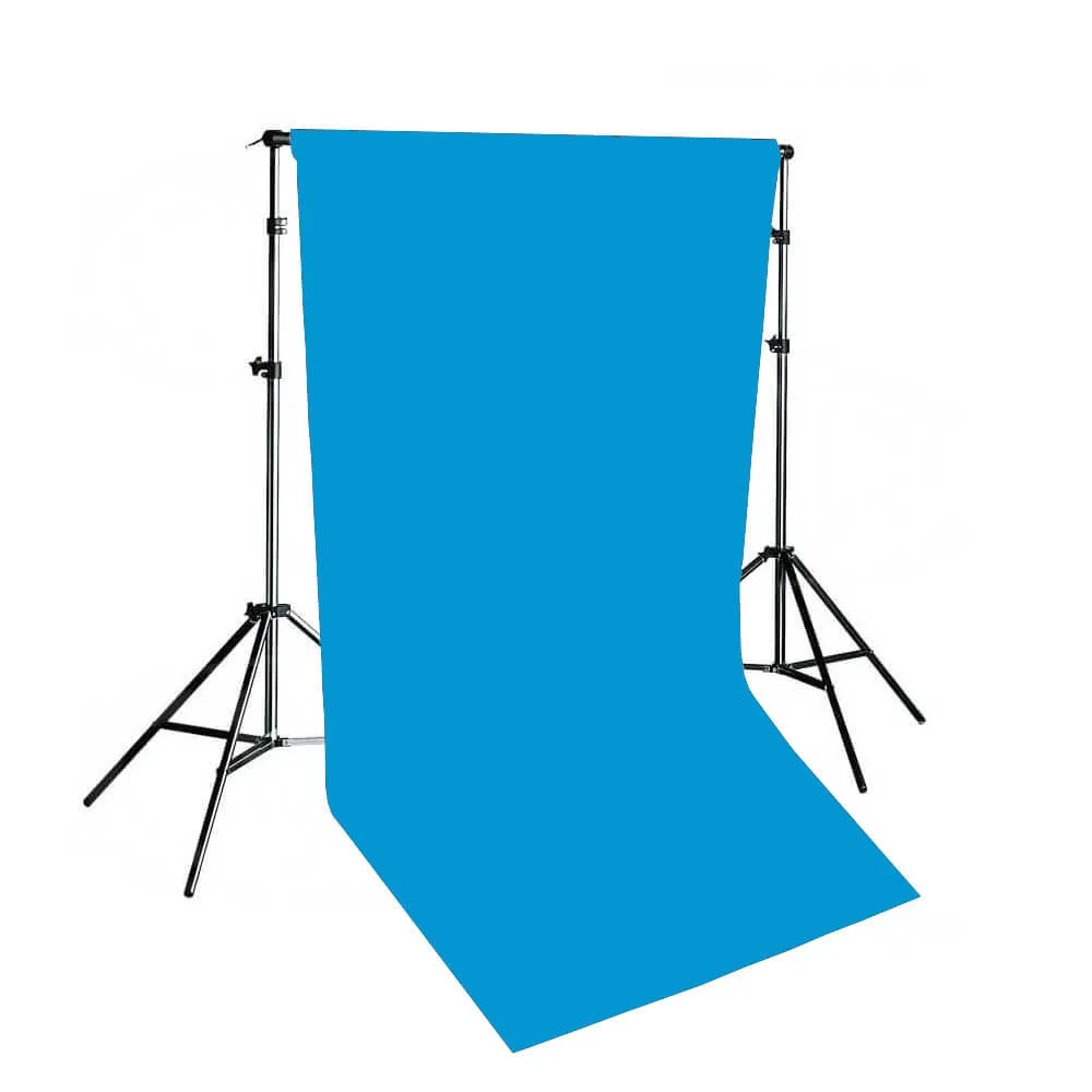 Adjustable Telescopic Stand & 1.35x10m Multicolour Paper Backdrop Kit
