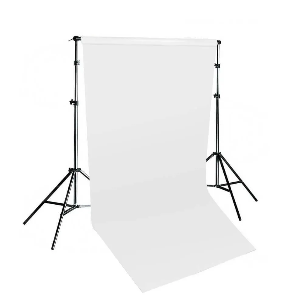 Adjustable Telescopic Stand & 1.35x10m Multicolour Paper Backdrop Kit