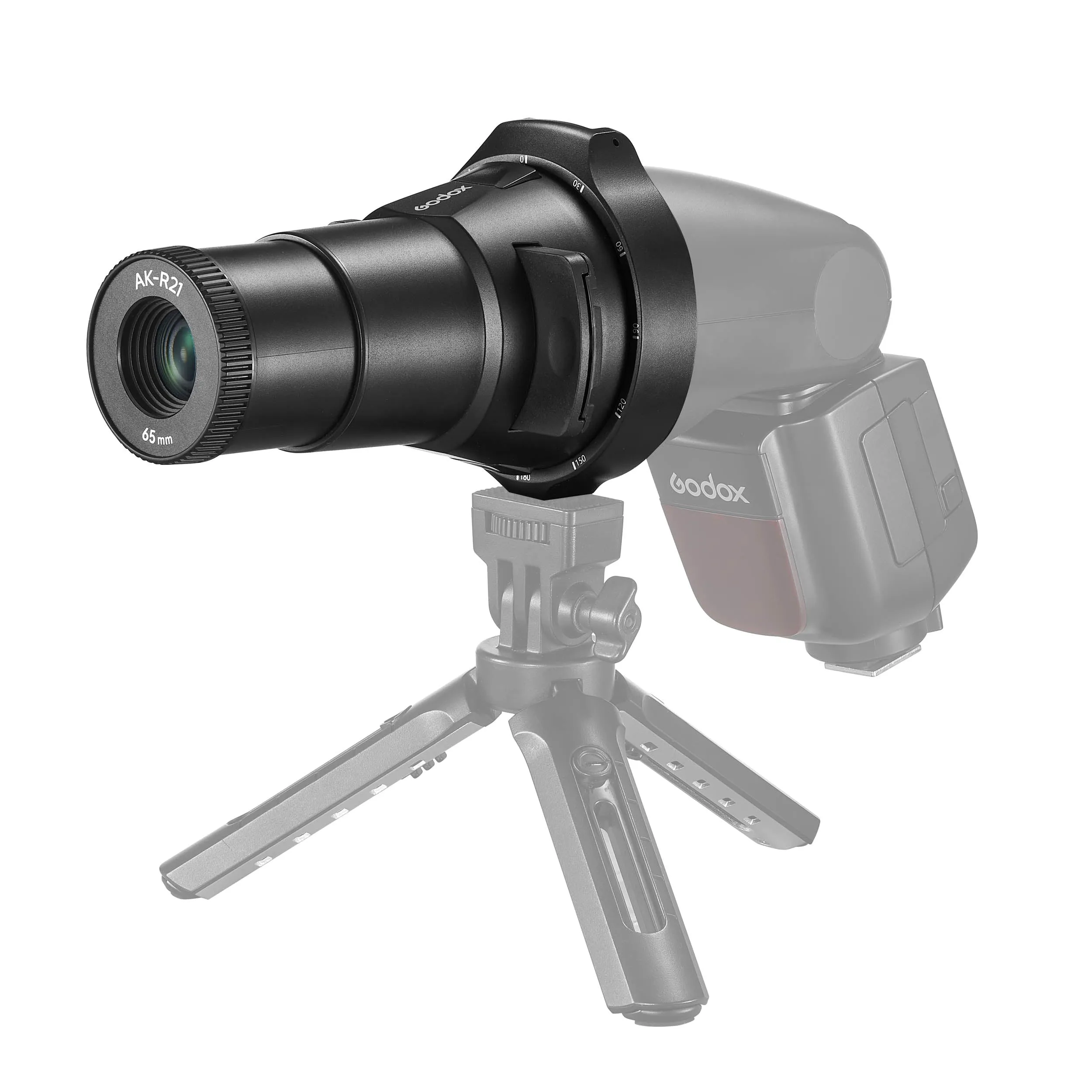 AK-R21 Projection Attachment Kit for Roundhead Flashes and Speedlites (V1, AD100Pro, AD200Pro with H200R Attachment)