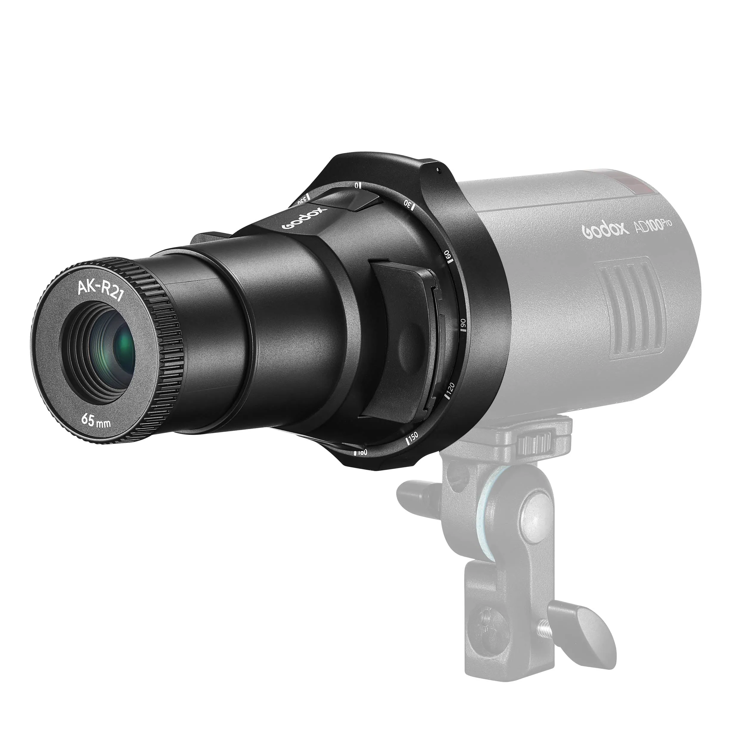 AK-R21 Projection Attachment Kit for Roundhead Flashes and Speedlites (V1, AD100Pro, AD200Pro with H200R Attachment)