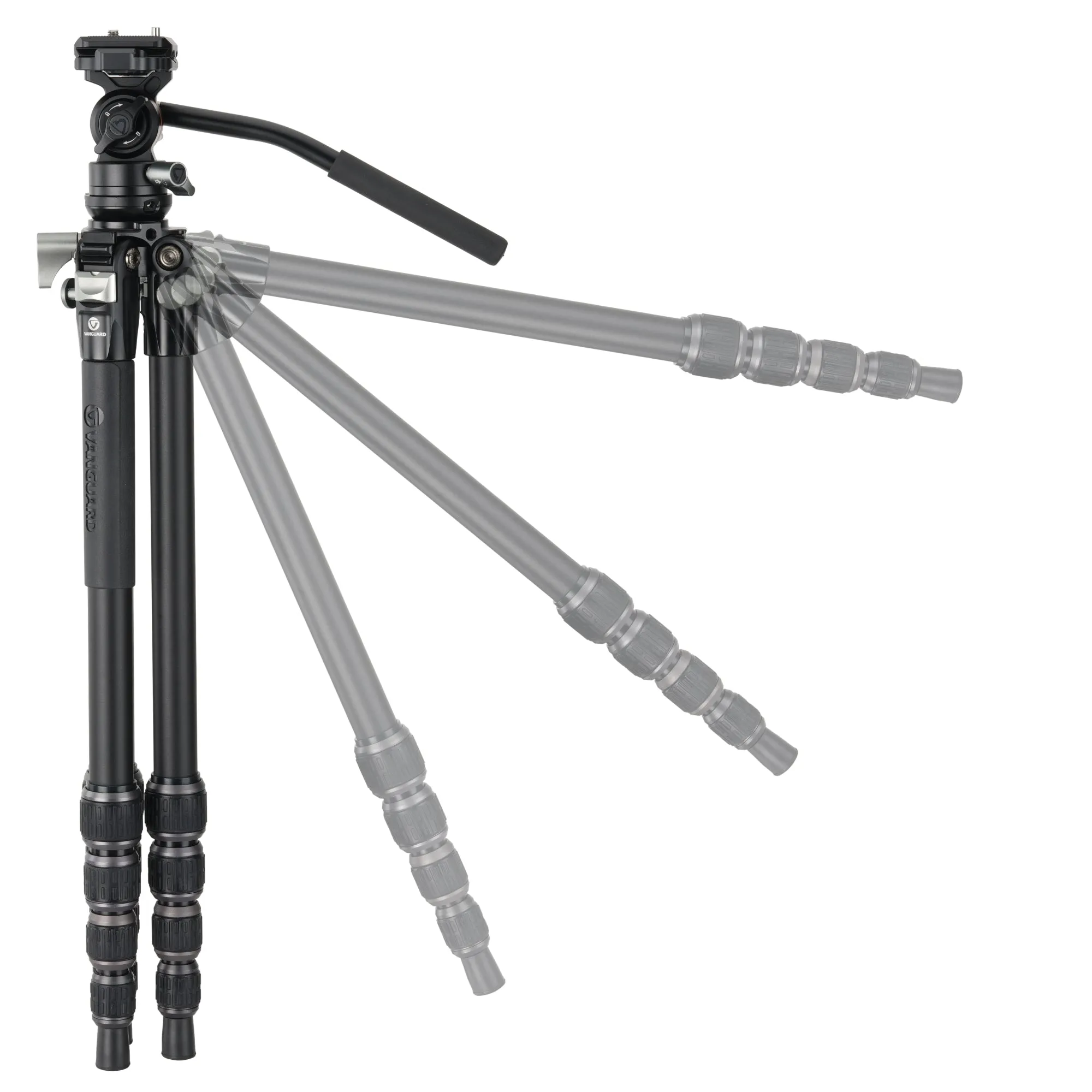 Alta Pro 3VLT 235AV 12 - Aluminium Travel Tripod with levelling base and video head - 5kg load capacity