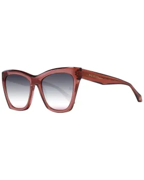 Ana Hickmann Butterfly Full-Rim Sunglasses with Gradient Lenses and 100% UV Protection