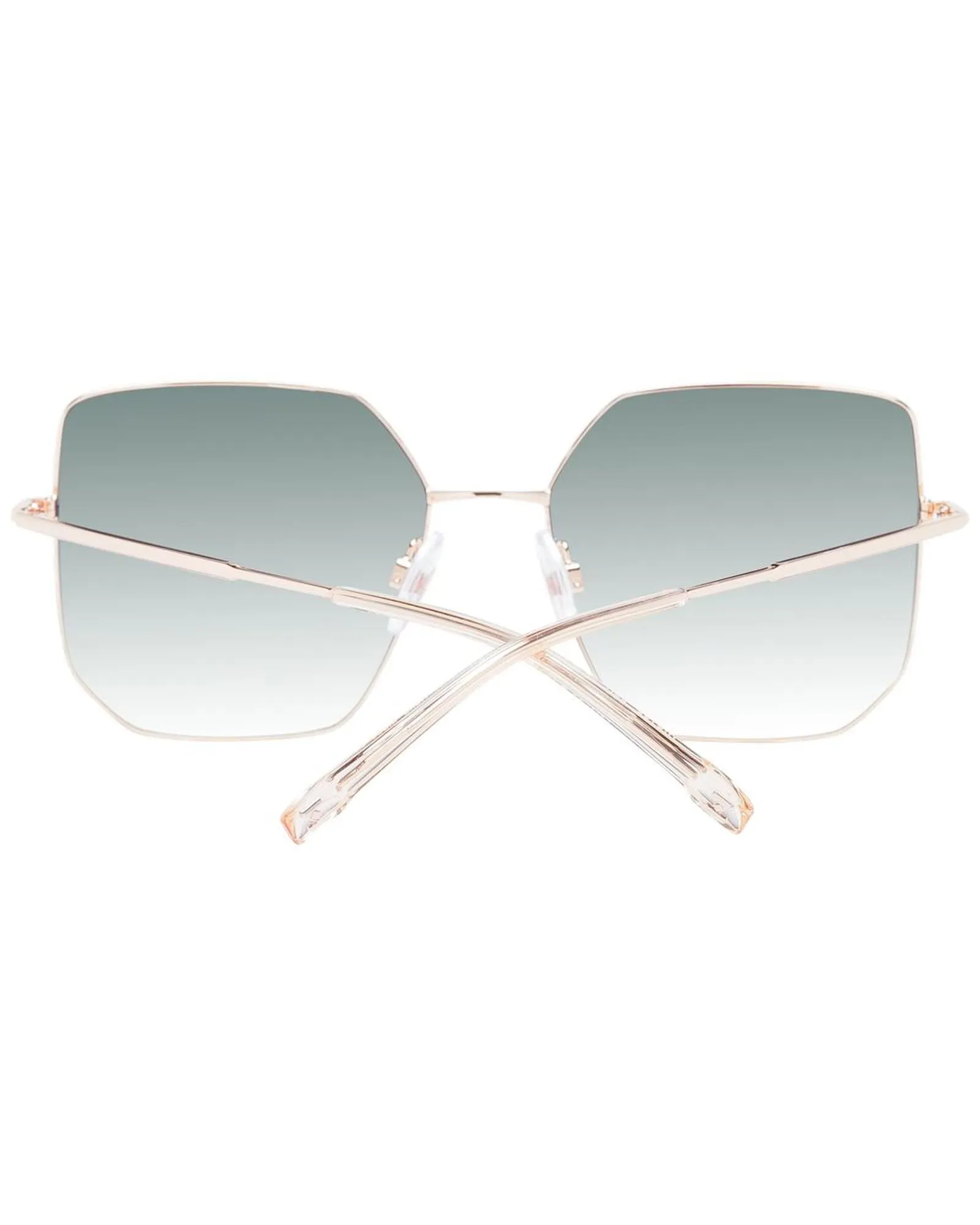 Ana Hickmann Octagon Sunglasses  Rose Gold