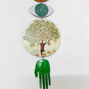 Apple Tree Protective Eye Talisman Wall Hanging