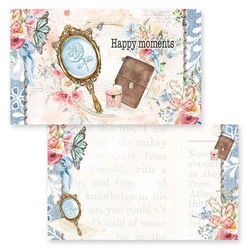 Asuka Studio Dusty Rose Journal Card Pack - 20/Pk 4 Designs/5 Each*