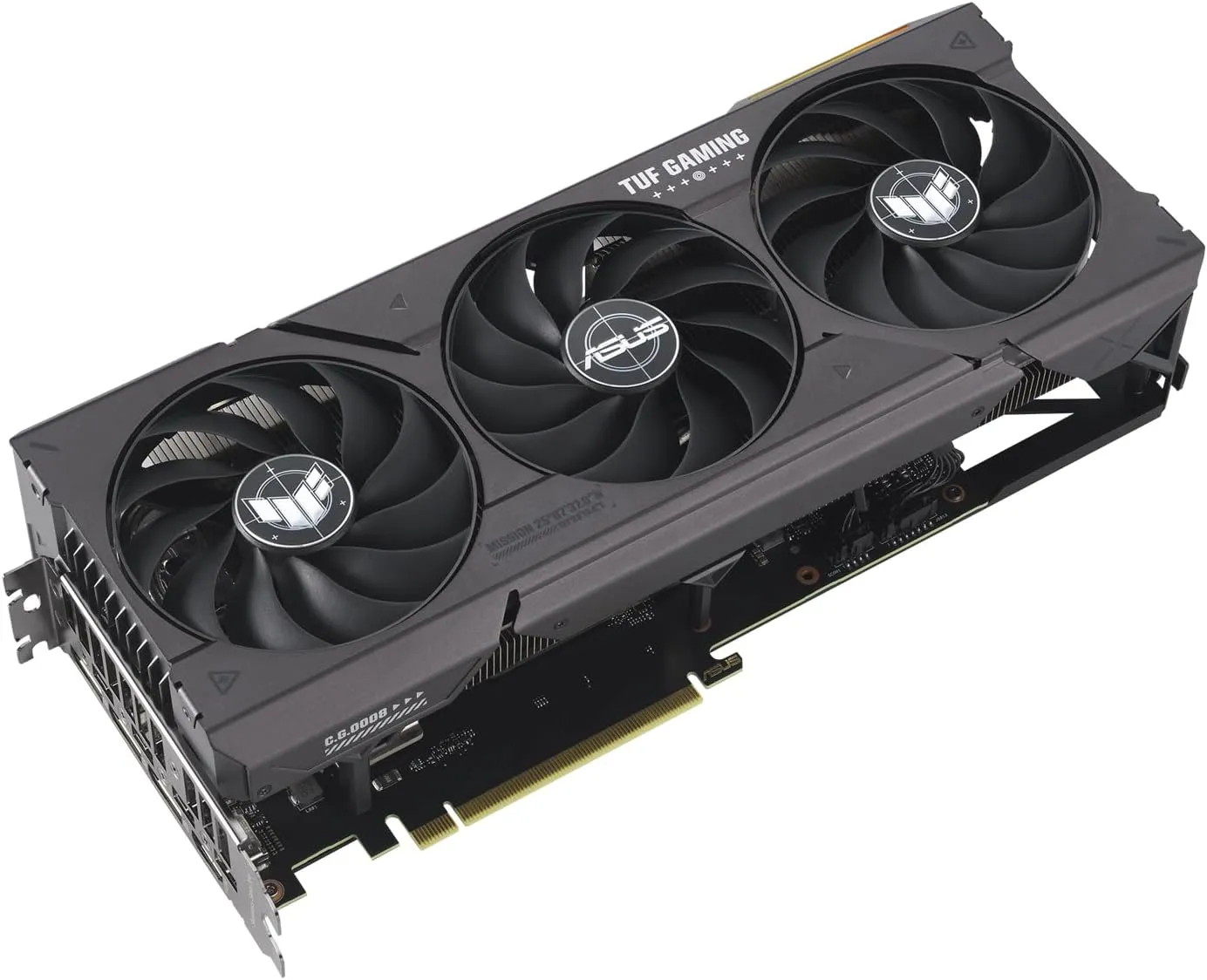 Asus Tuf Gaming RTX 4060 Ti OC Graphics Card, PCIe4, 8GB DDR6, HDMI, DP, 2655MHz Clock, RGB Lighting, Overclocked