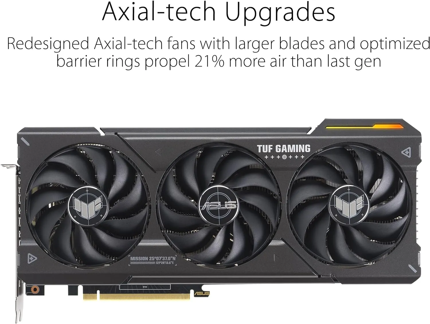 Asus Tuf Gaming RTX 4070 Super Gaming Graphics Card OC, PCIe4, 12GB DDR6X, HDMI, DP, 2595MHz Clock, RGB Lighting, Overclocked