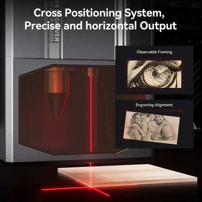 Atomstack X70 Pro 360W Laser Engraver F60 Air Assist Kit (500*400MM)