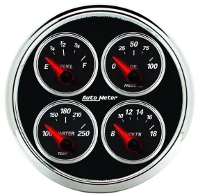 AutoMeter Designer Black II Analog Gauge Kits 1211