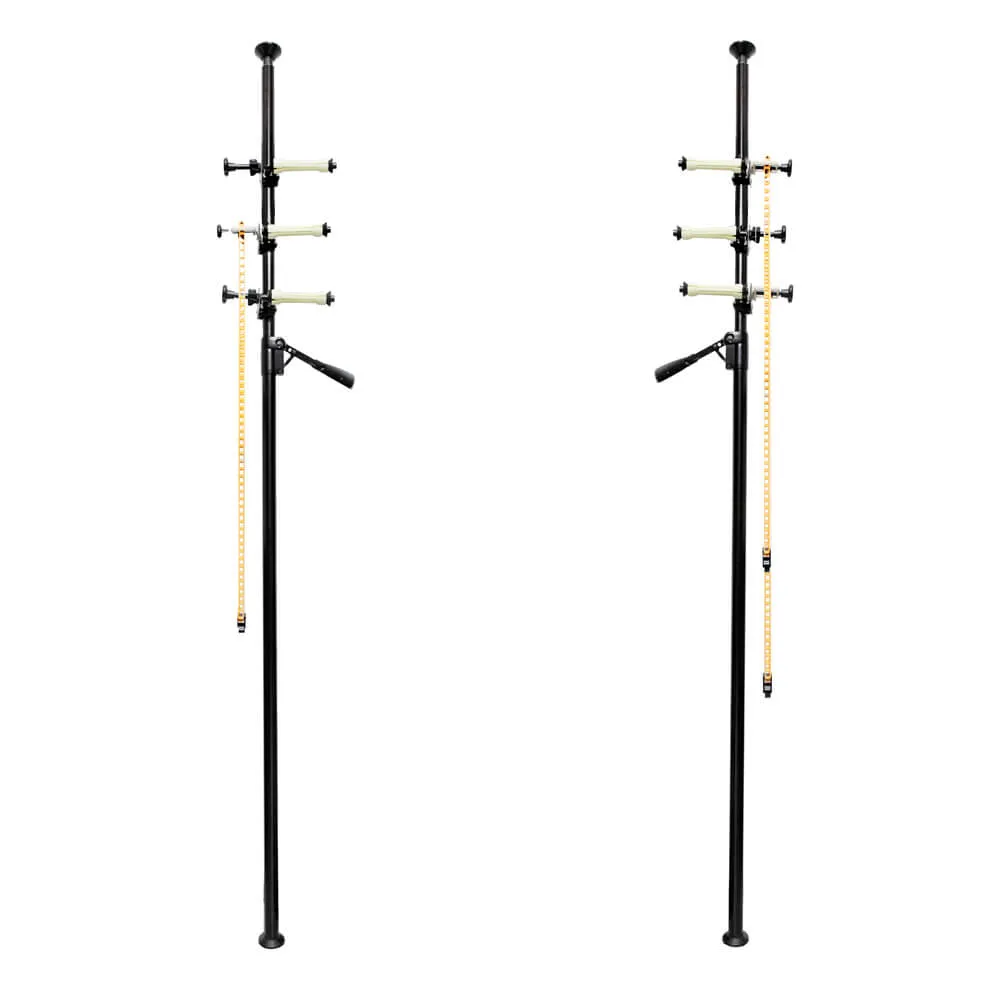 Autopole with 3 Pairs of Expansion Drive Shafts & 3 Pairs of Background Hooks