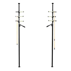 Autopole with 3 Pairs of Expansion Drive Shafts & 3 Pairs of Background Hooks