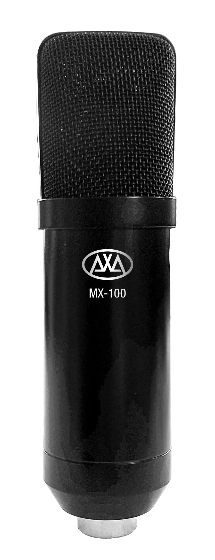 AxcessAbles Cardioid XLR Condenser Microphone - Recording and Podcast Mic Compatible with Scarlett, Behringer PreSonus Studio, Audio Interfaces, Phantom Powered Audio Mixers (MX-100)