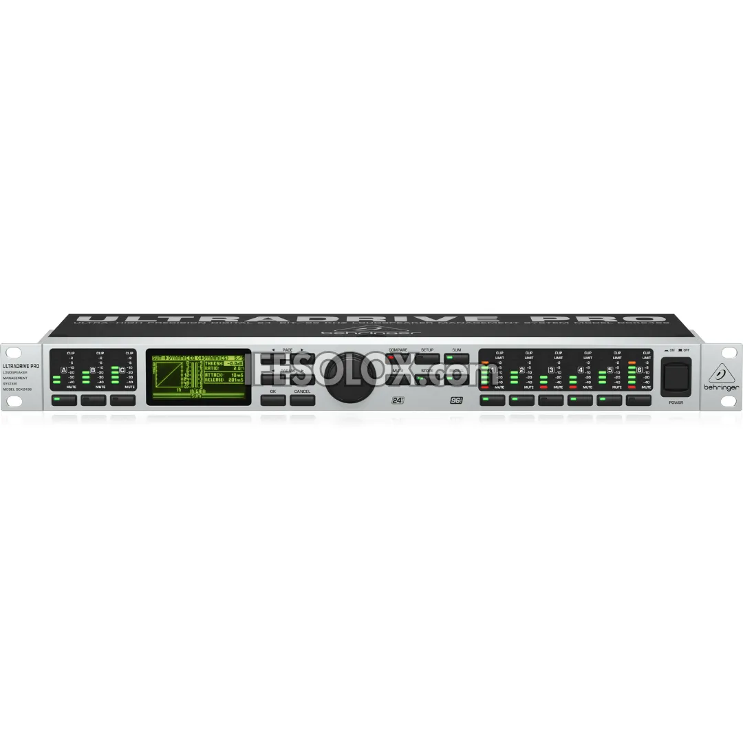 Behringer ULTRADRIVE PRO DCX2496 Ultra-High Precision Digital Loudspeaker Management System - Brand New