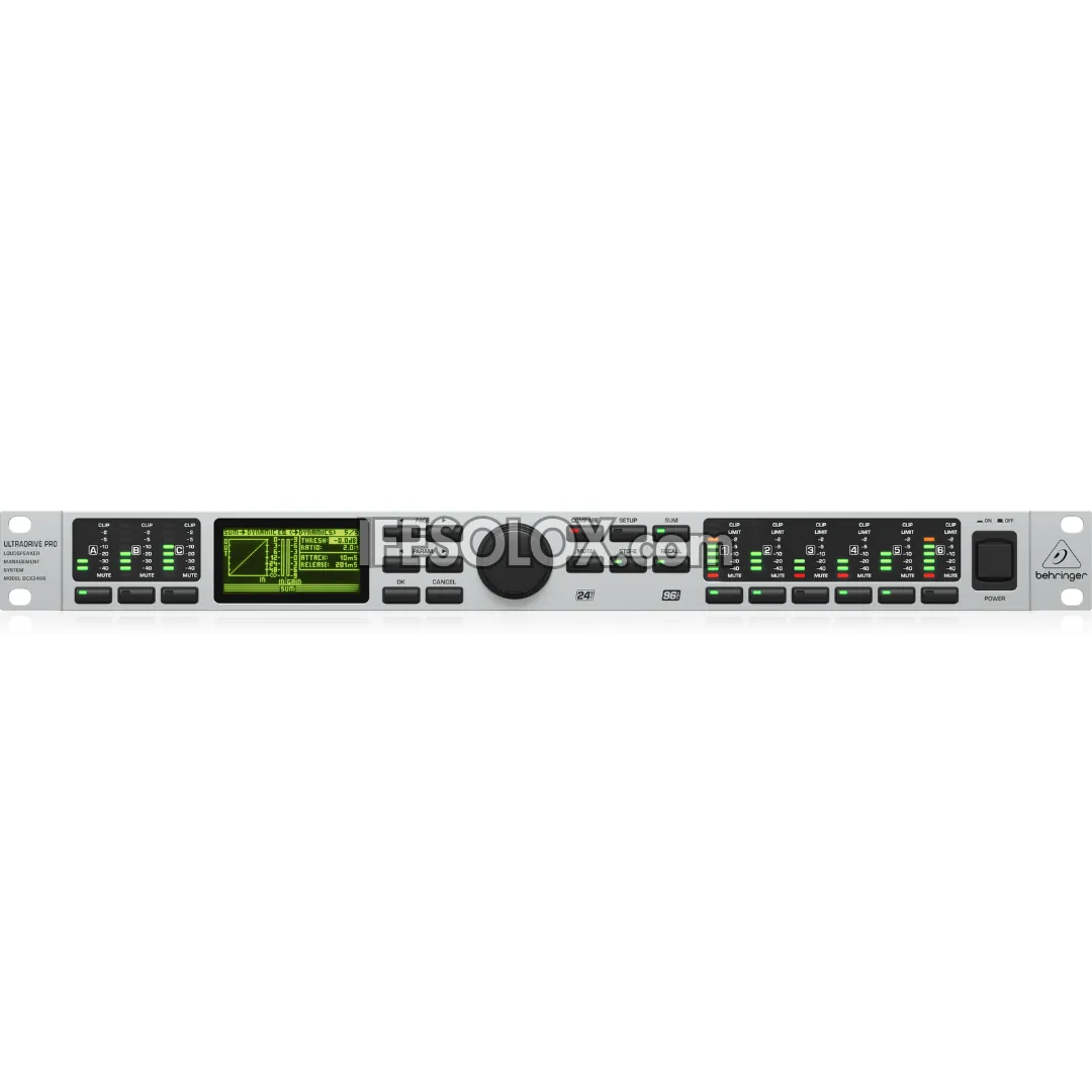 Behringer ULTRADRIVE PRO DCX2496 Ultra-High Precision Digital Loudspeaker Management System - Brand New