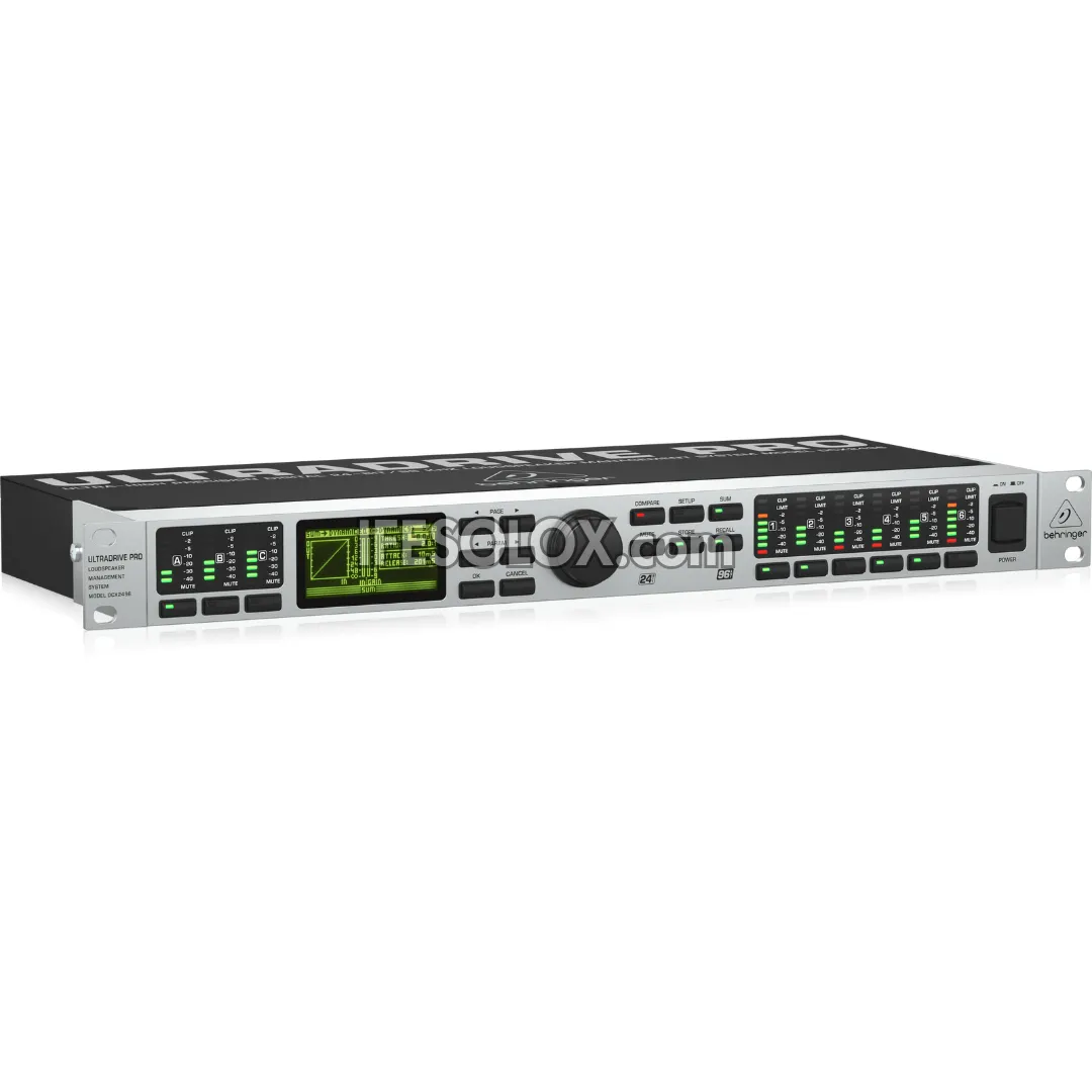 Behringer ULTRADRIVE PRO DCX2496 Ultra-High Precision Digital Loudspeaker Management System - Brand New