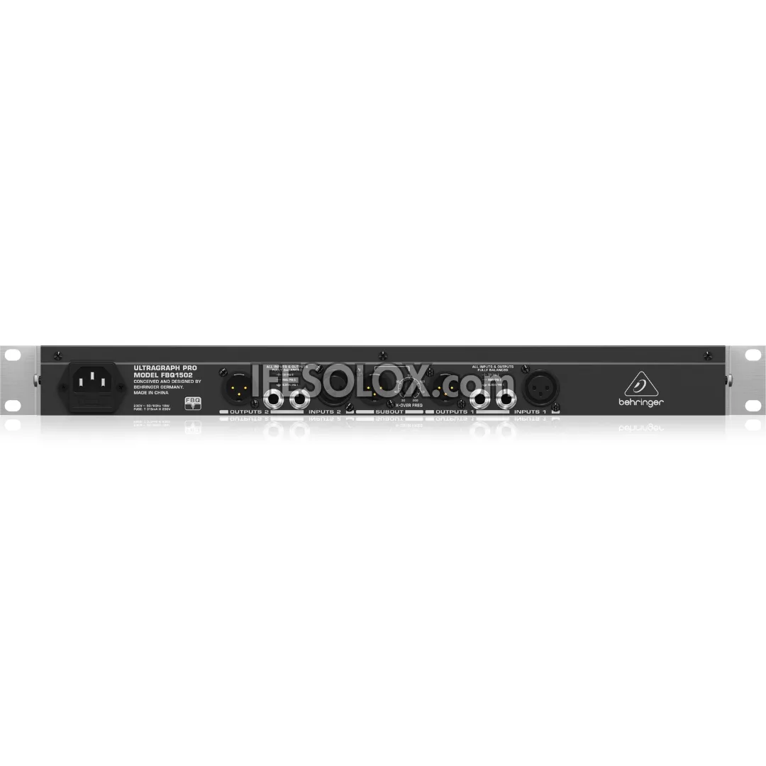 Behringer ULTRAGRAPH PRO FBQ1502 Audiophile 15-Band Stereo Graphic Equalizer - Brand New