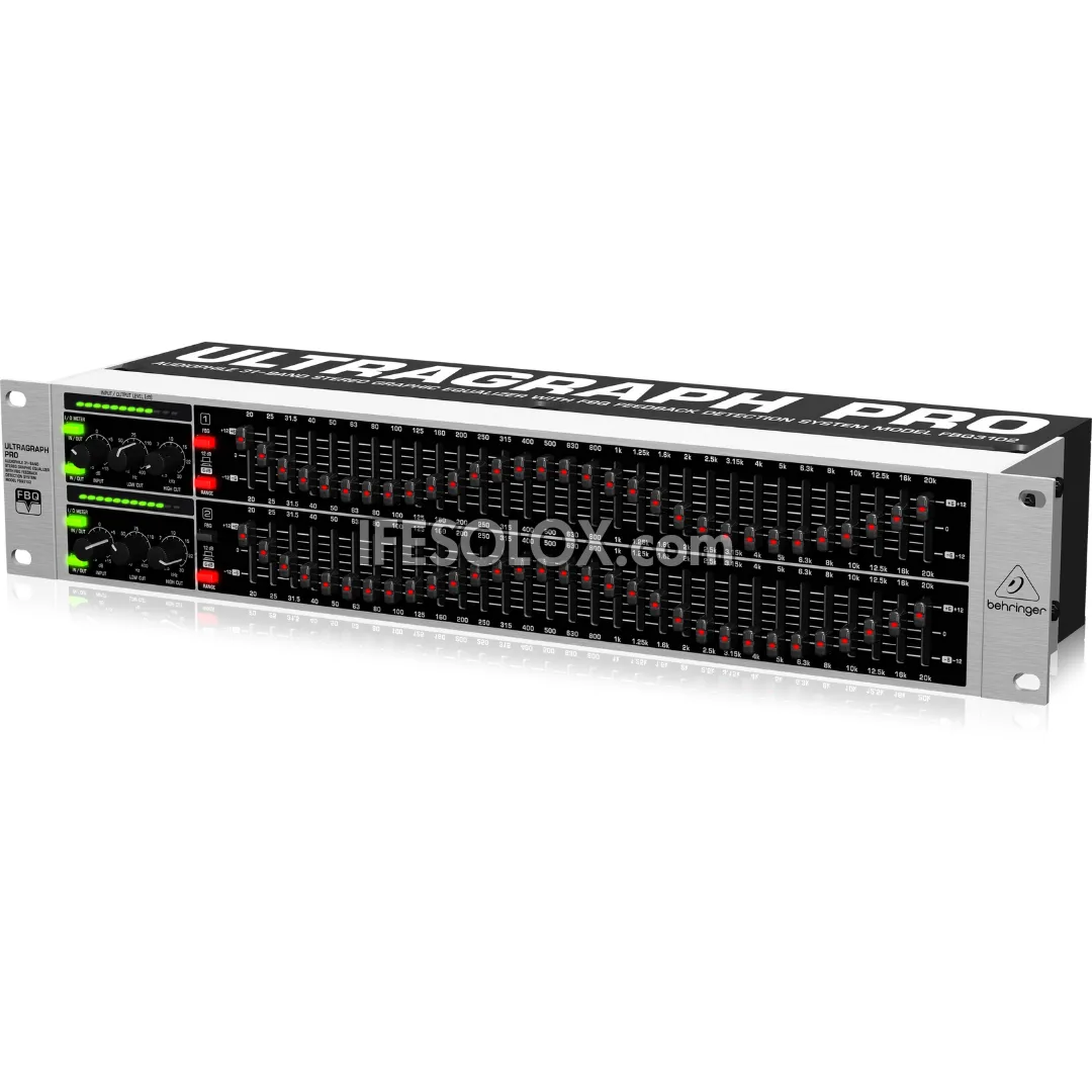 Behringer ULTRAGRAPH PRO FBQ3102 Audiophile 31-Band Stereo Graphic Equalizer - Brand New