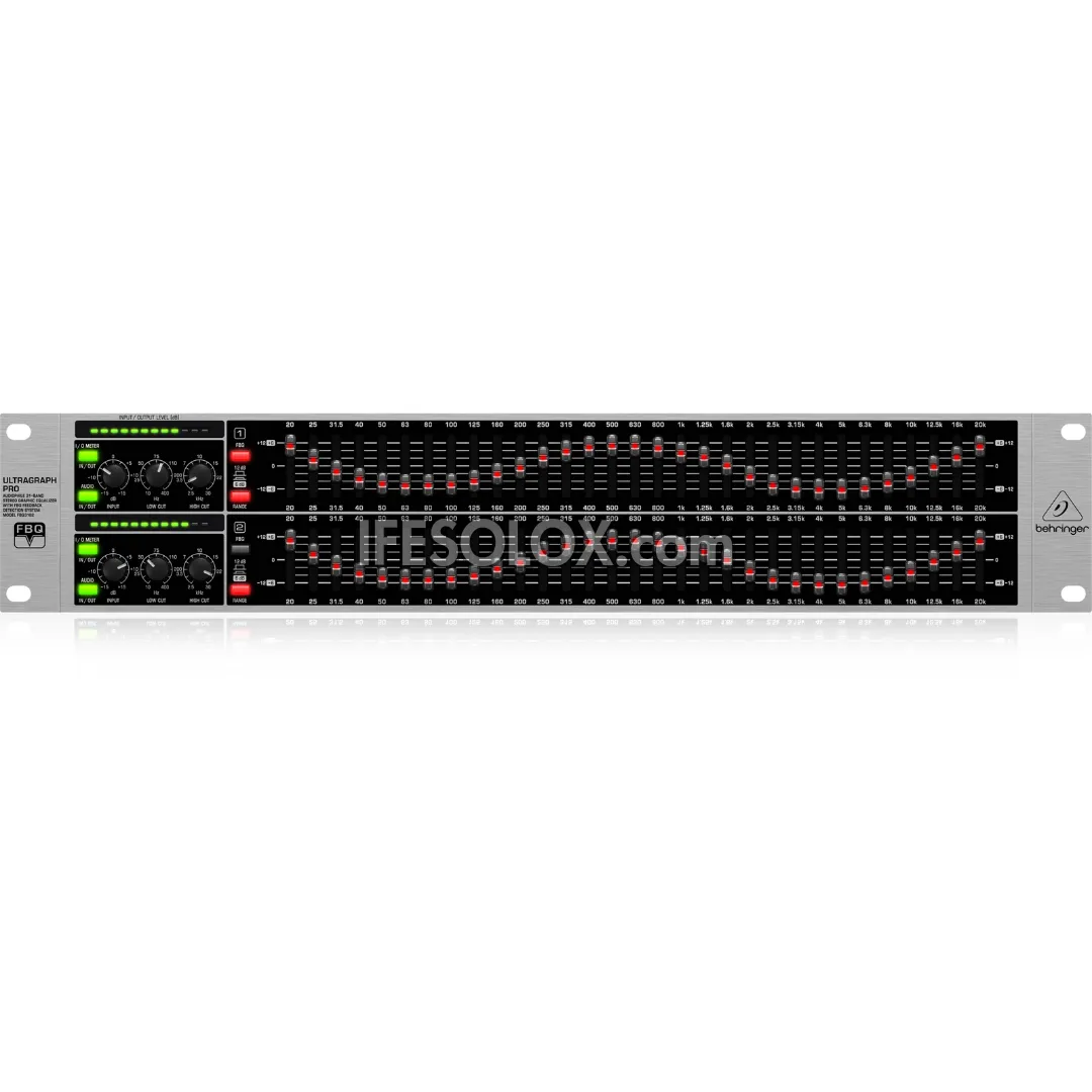 Behringer ULTRAGRAPH PRO FBQ3102 Audiophile 31-Band Stereo Graphic Equalizer - Brand New