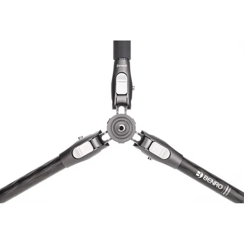 Benro Rhino Carbon Fiber Zero Series Tripod/Monopod with VX20 Ballhead, 5 Leg Sections, Twist Leg Locks, Padded Carrying Case
