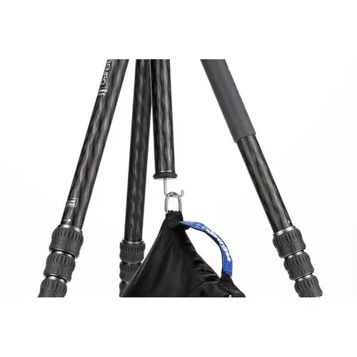 Benro Rhino Carbon Fiber Zero Series Tripod/Monopod with VX20 Ballhead, 5 Leg Sections, Twist Leg Locks, Padded Carrying Case