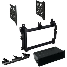 BEST KITS BKCDK658 Dodge(R) Durango-Jeep(R)-Eagle(R) Grand Cherokee 2014-2015 with 4.3" Screen Double-DIN-Single-DIN with Pocket Kit
