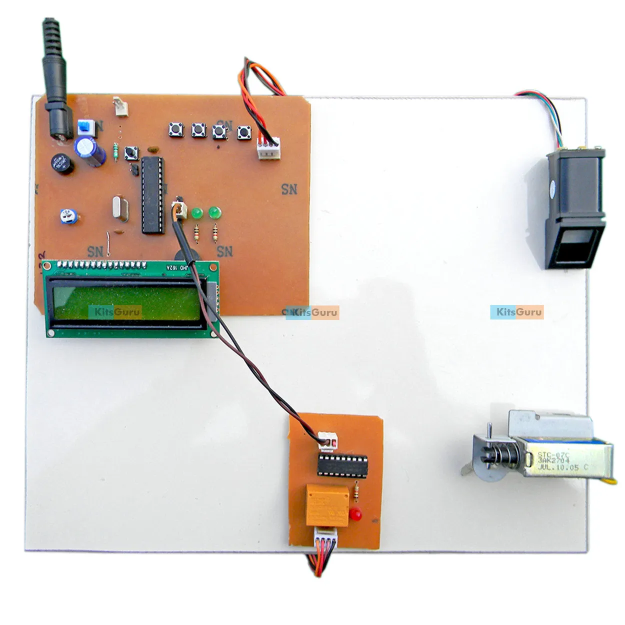 Biometric Finger print identification based locker security system