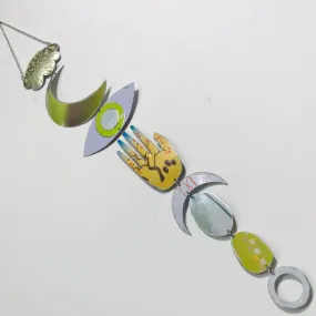 Bright Green Eye Protective Talisman Wall Hanging