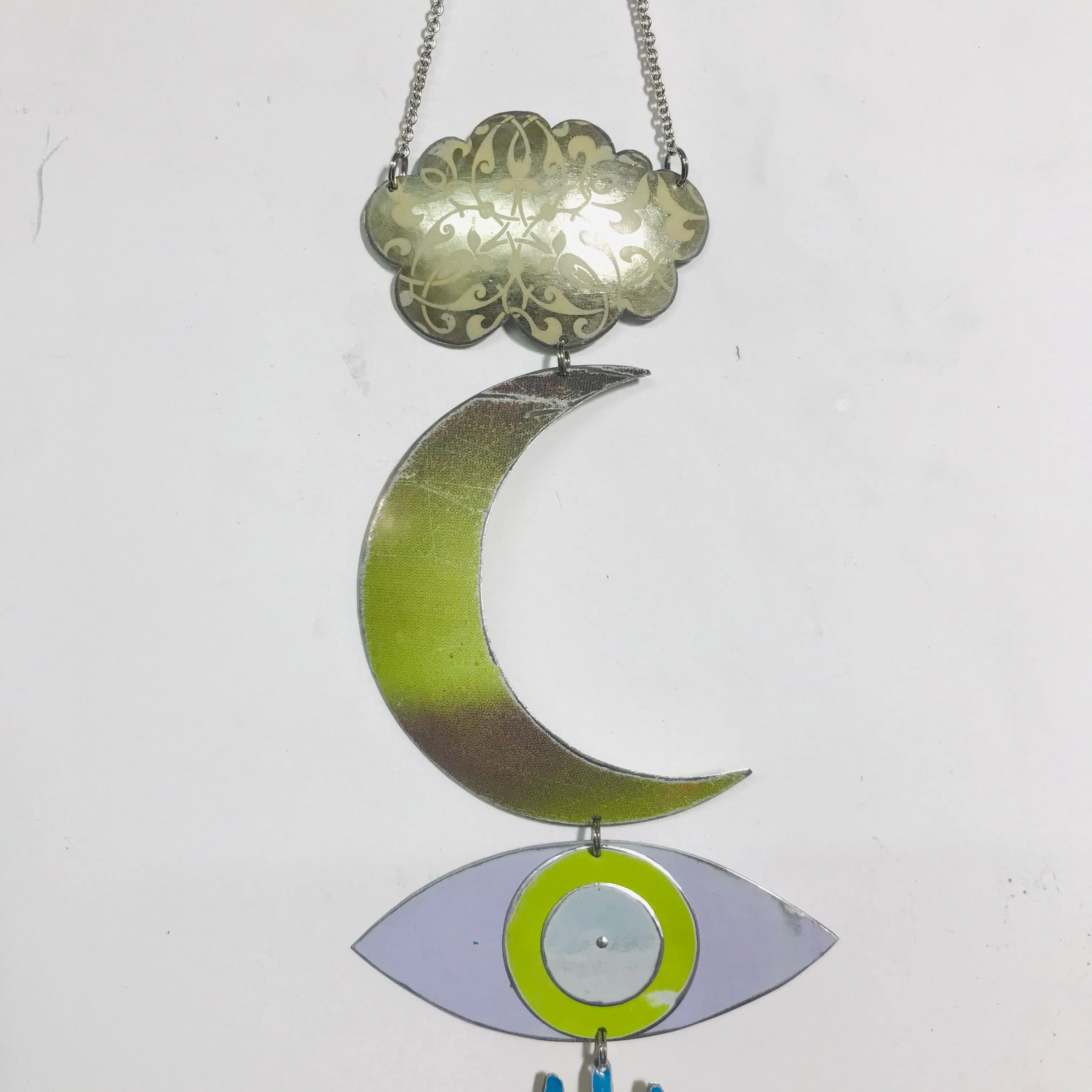 Bright Green Eye Protective Talisman Wall Hanging