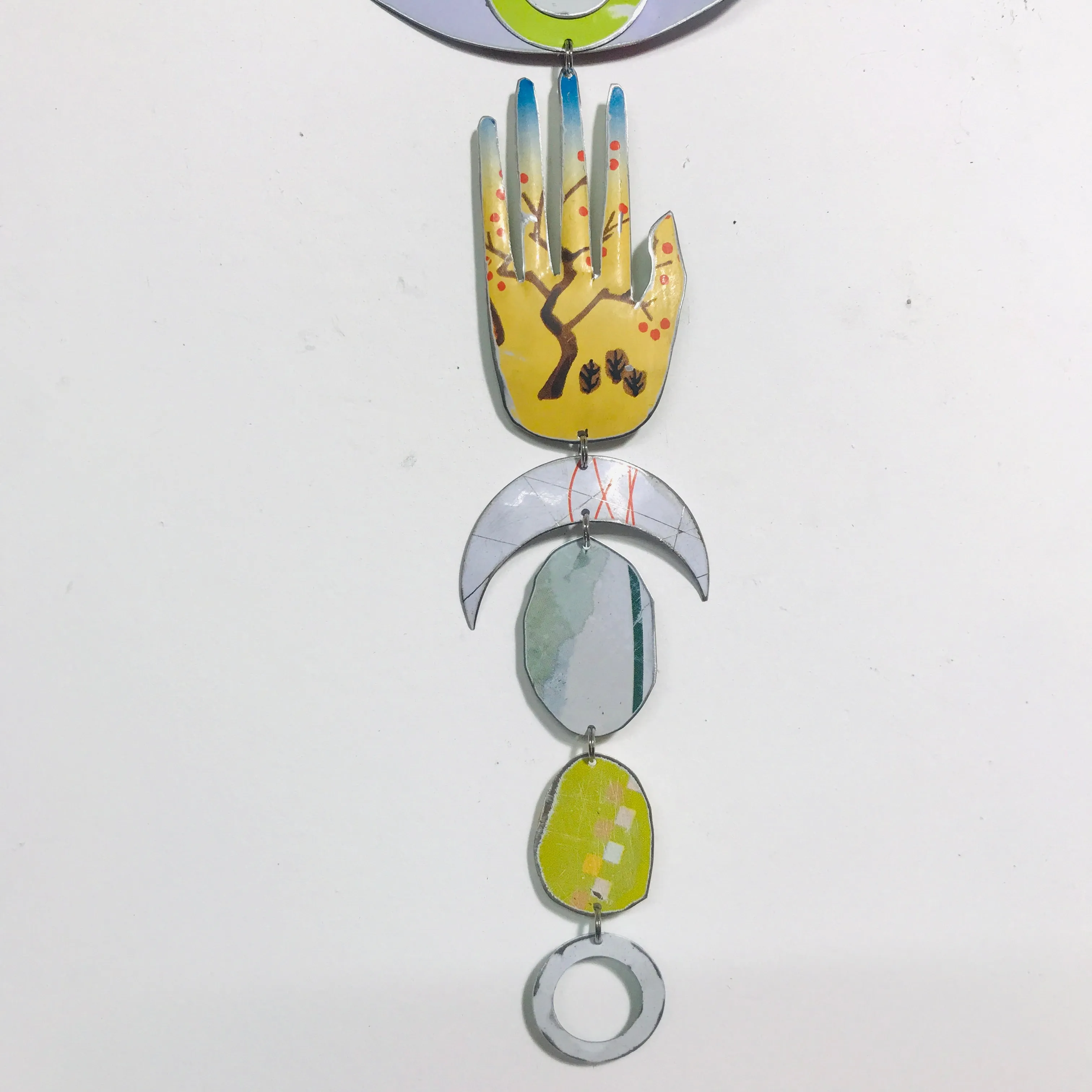 Bright Green Eye Protective Talisman Wall Hanging