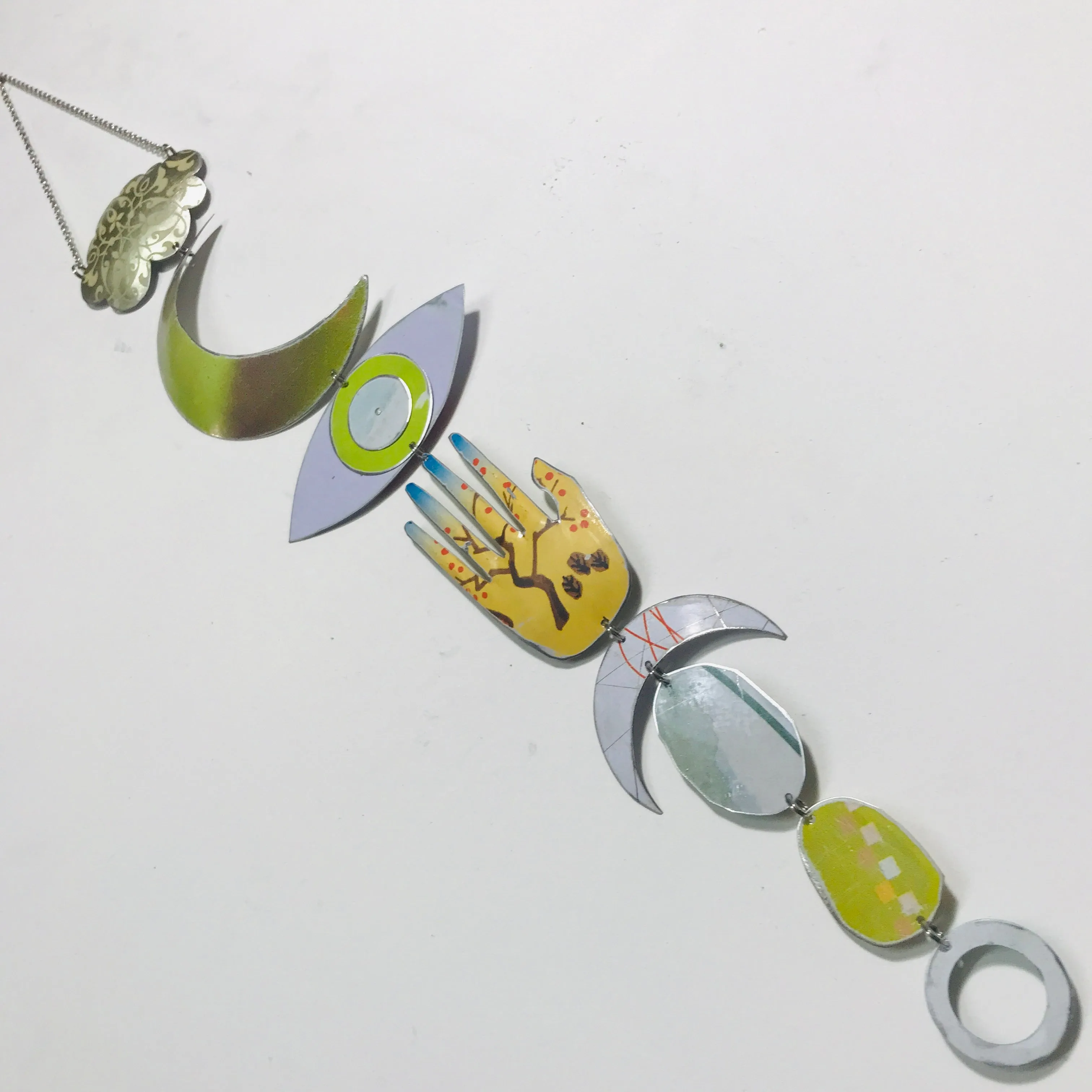 Bright Green Eye Protective Talisman Wall Hanging