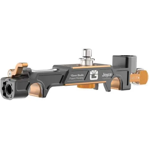 Bright Tangerine 15mm Studio Lens Support with 3/8" - Joyce