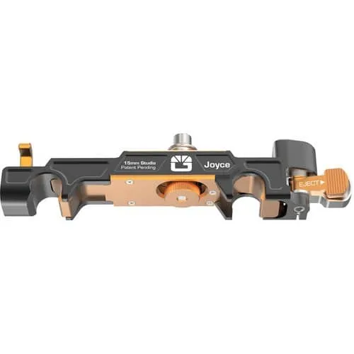 Bright Tangerine 15mm Studio Lens Support with 3/8" - Joyce