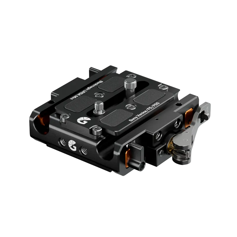 Bright Tangerine LeftField 3 15mm LWS Baseplate for Sony VENICE 1 & 2 (Standard)