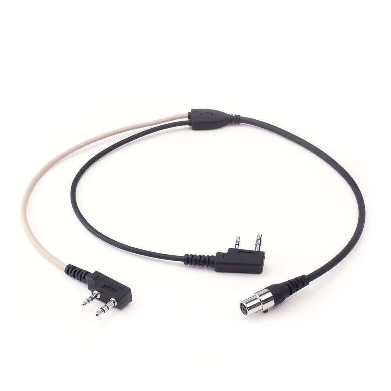 Bundle - DUAL RADIO Spotter Headset Kit with H42 Headset and Rugged R1 Handheld Radios